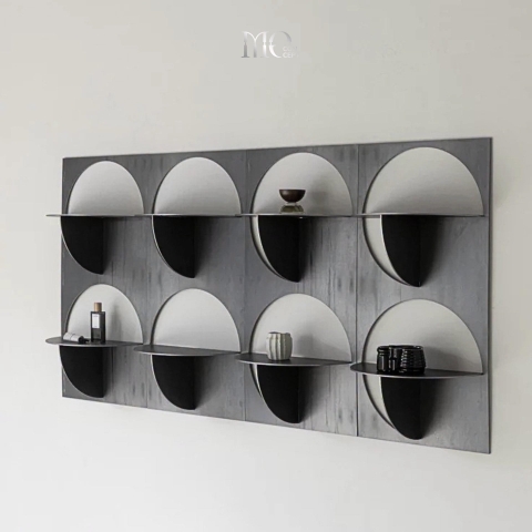 Kệ treo tường inox hairline CNC TYC / Hairline Stainless Wall Shelf