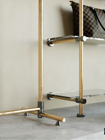 Module Stand Stainless Steel Clothing Rack - Sào decor inox304 sang trọng