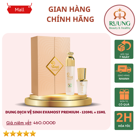 COMBO Tinh chất vệ sinh EVAMOST 120ml + 15ml
