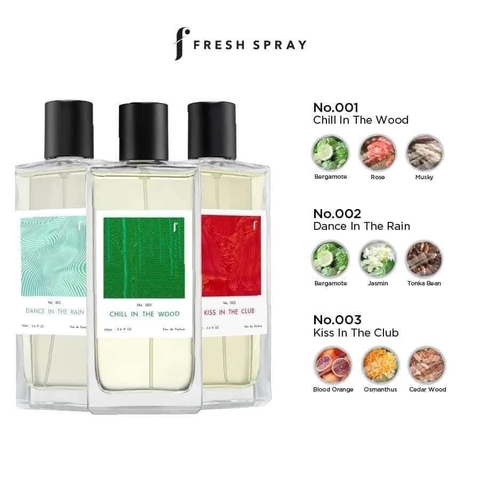 [DATE 2028] SET 3 CHAI Nước hoa F Fresh Spray 50ML