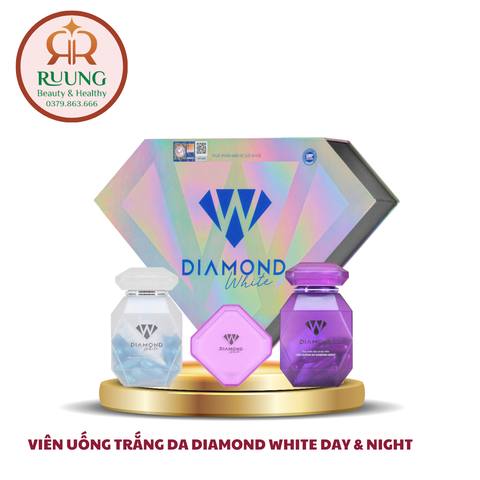 Viên uống trắng da Diamond White Day & Night