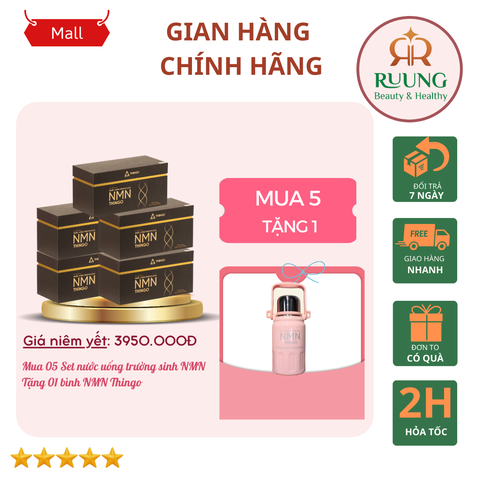 COMBO 5 SET TẶNG 1 BÌNH GIỮ NHIỆT NMN THINGO