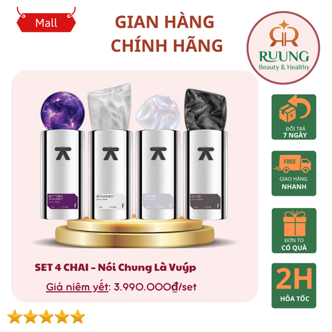 [F PERFUME] SET 4 CHAI - Nói Chung Là Vuýp