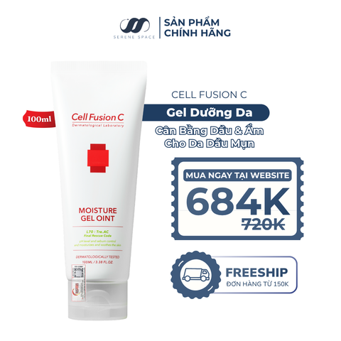 Gel Dưỡng Da Cân Bằng Dầu & Ẩm Cho Da Dầu Mụn Cell Fusion C Tre.AC Moisture Gel Oint Serene Space Sản Phẩm Chính Hãng