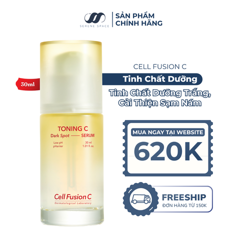 Tinh Chất Dưỡng Trắng Cải Thiện Sạm Nám Cell Fusion C Toning C Dark Spot Serum Serene Space Sản Phẩm Chính Hãng
