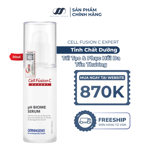 Tinh Chất Tái Tạo & Phục Hồi Da Tổn Thương Cell Fusion C Expert Dermagenis pH Biome Serum Serene Space Sản Phẩm Chính Hãng