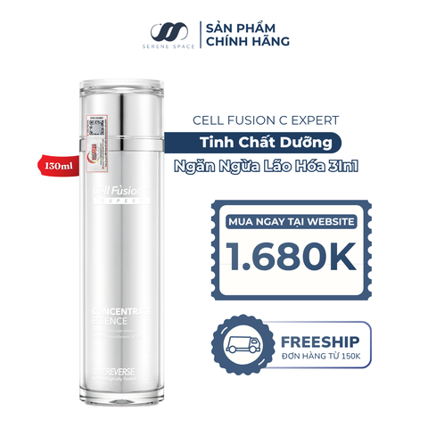 Tinh Chất Săn Chắc, Ngăn Ngừa Lão Hóa 3In1 Cell Fusion C Expert Time Reverse Concentrate Essence Serene Space Sản Phẩm Chính Hãng