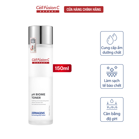 Toner Cấp Ẩm & Tăng Cường Hàng Rào Bảo Vệ Da Cell Fusion C Expert Dermagenis pH Biome Toner Serene Space Sản Phẩm Chính Hãng