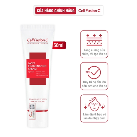 Kem Dưỡng Peptide & Bakuchiol Phục Hồi Da & Làm Chậm Lão Hoá Cell Fusion C Laser Rejuvenation Cream Serene Space Sản Phẩm Chính Hãng