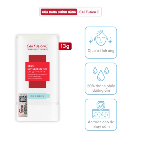 Sáp Chống Nắng Dạng Thỏi Cho Mọi Loại Da Cell Fusion C Stick Sunscreen 100 SPF50+ PA++++