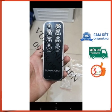 Điều khiển quạt điều hòa SHD 7726/SHD7727 CHÍNH HÃNG