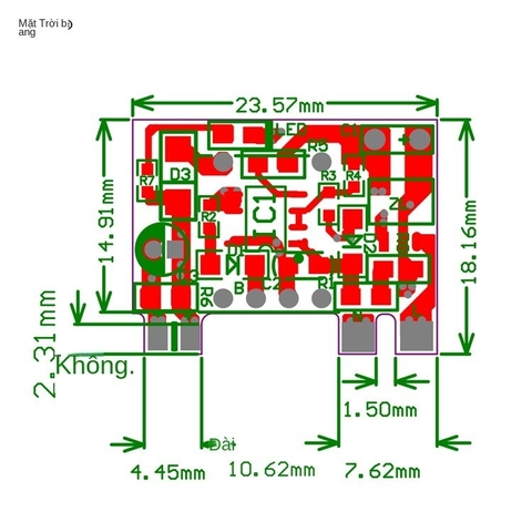 Mạch nguồn xung mini 5V 700mA 3.5W
