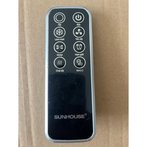 điều khiển từ xa quạt hơi nước, remote quạt Sunhoussee SHD7727