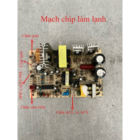 Mạch Cây Nước Nóng Lạnh Karofi Midea CHÍNH HÃNG - Bo Mạch Vỉ Cục Board Nguồn Chip Lạnh Zin