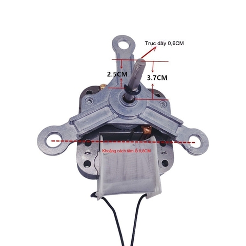 Bộ Động Cơ Quạt Máy Chiên Không Dầu Đa Năng 220V Trục Quay Định Vị Chuẩn Zin 100%