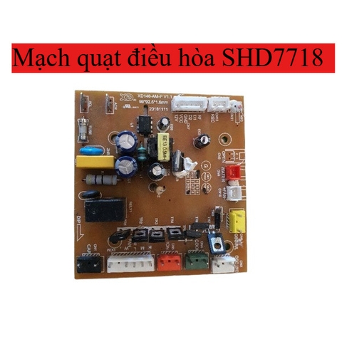 Mạch Nguồn Quạt Điều Hòa Sunhouse SHD7718 - Bo Mạch Linh Kiện Thay Thế Chính Hãng Cao Cấp