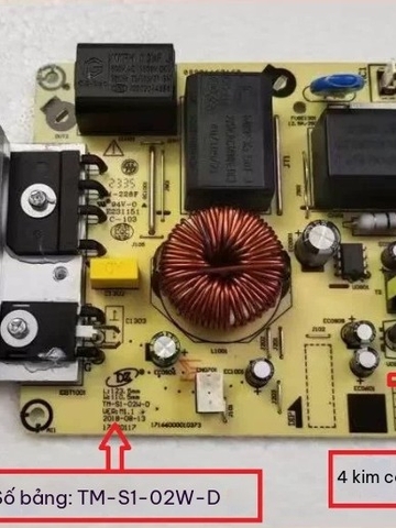 Bo Mạch Nguồn Bếp Từ Midea MI-K1917EF CHÍNH HÃNG - Vỉ Công Suất Thay Thế Sửa Chữa Mới Boar