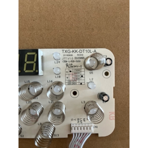 Mạch hiển thị Nồi chiên không dầu Kalite Q10
