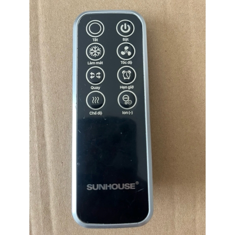 điều khiển từ xa quạt hơi nước, remote quạt Sunhoussee SHD7722