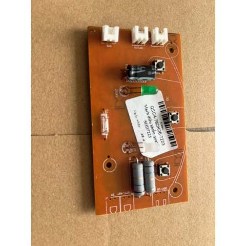 Mạch Quạt Tích Điện Sunhouse SHD7223 CHÍNH HÃNG - Bo Mạch Vỉ Điều Khiển Quạt Sạc Điện Mới Zin