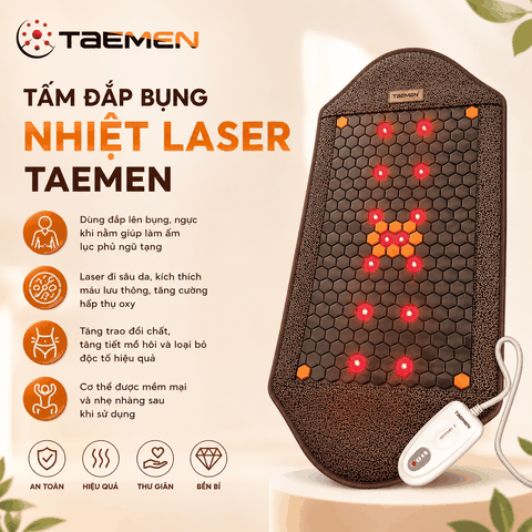 THẢM ĐẮP BỤNg NHIỆT LASER TAEMEN