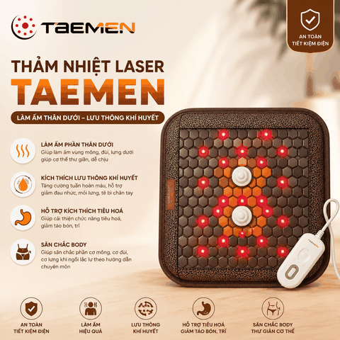 ĐỆM NGỒI NHIỆT LASER TAEMEN