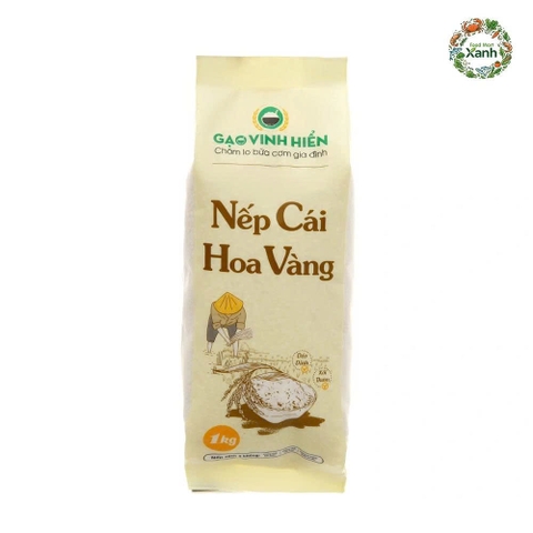 Nếp Cái Hoa Vàng Vinh Hiển – Túi 1kg