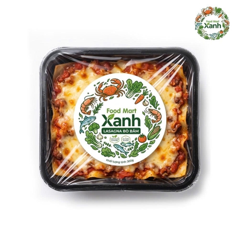 Lasagna Bò Bằm Food Mart Xanh 300gr
