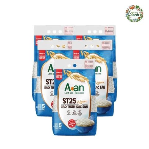 Gạo Thơm ST25 Mê Gạo – Túi 5kg