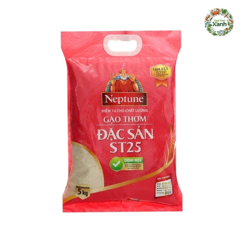 Gạo Thơm Đặc Sản Neptune ST25 – Túi 5kg
