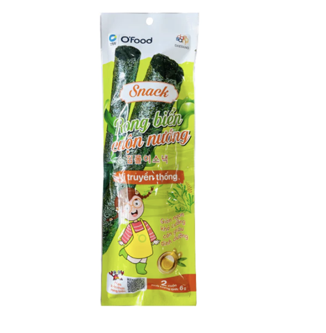 Rong biển Miwon cuộn nướng vị truyền thống 6g