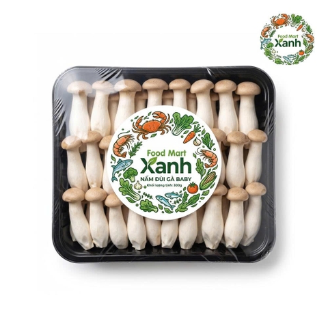 Nấm đùi gà Baby Food Mart Xanh – khối lượng 300g