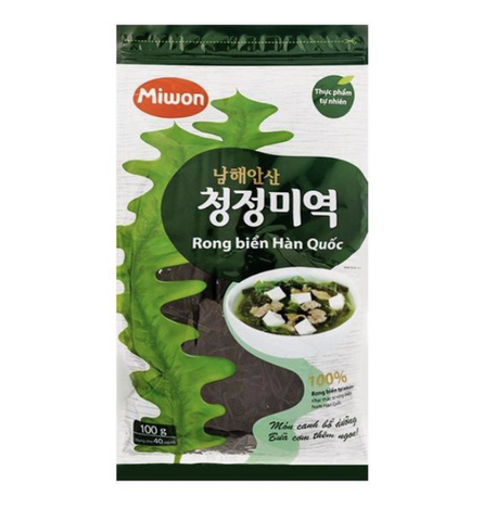 Rong biển Hàn Quốc Miwon gói 100g
