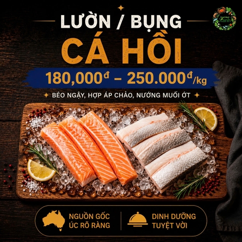 Lườn Cá Hồi Úc hộp 300gr