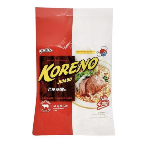 Mì vị bò cay Paldo gói 1kg