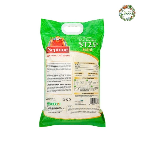 Gạo Thơm Neptune ST25+ Extra – Túi 5kg