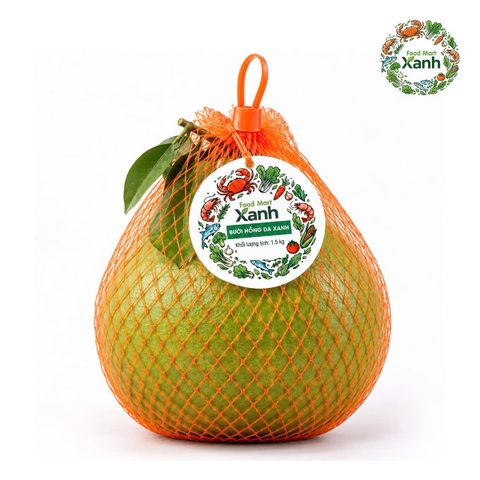 Bưởi hồng da xanh túi lưới 1,5kg