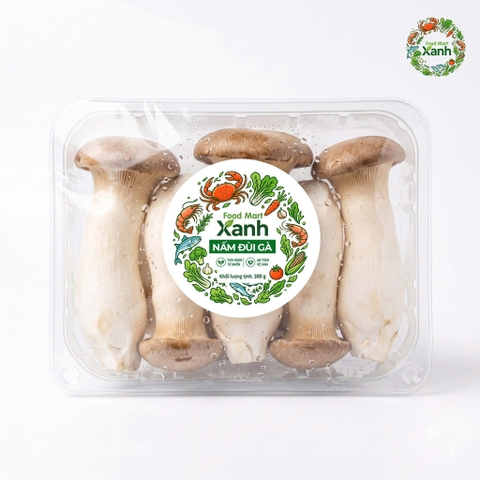 Nấm đùi gà hộp 500g