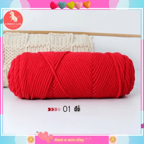 Len Cotton Love Sợi 3mm