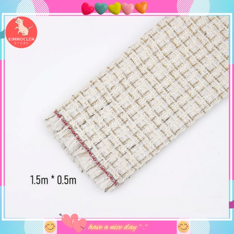 Giấy gói hoa  vải caro