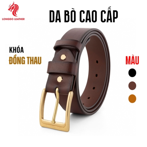Thắt lưng nam bản to da bò nguyên tấm cao cấp TL38-B01