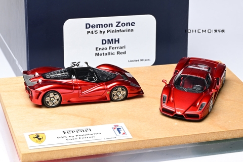 Pininfarina P4/5 + Enzo Metallic Red Set