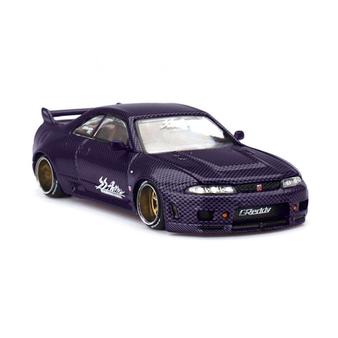 Xe Mô Hình Nissan Skyline GT-R (R33) Active Carbon R V2 1:64 MiniGT
