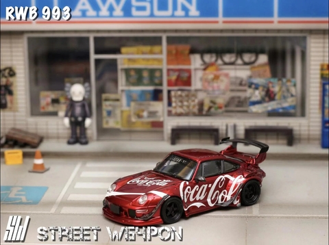 Porsche RWB 993 Coca Cola Livery