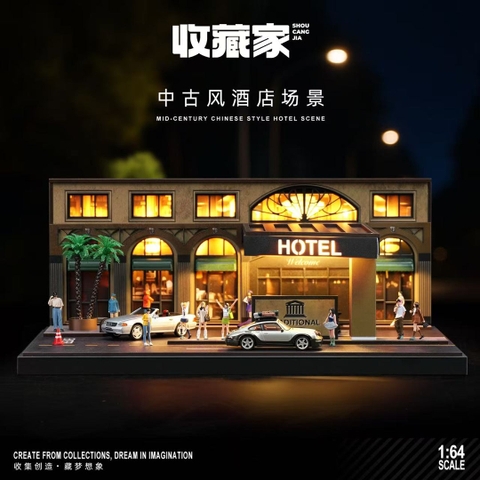 Mid-Century Chinese Style Hotel Scene