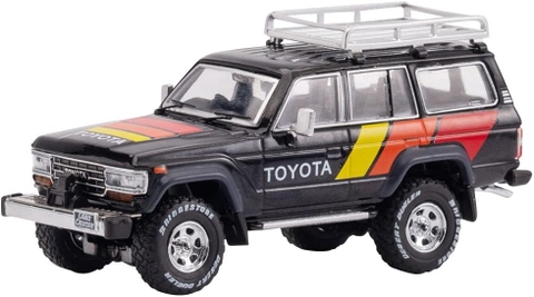 Xe Mô Hình Toyota Land Cruiser 60 1:64 GCD ( Đen )