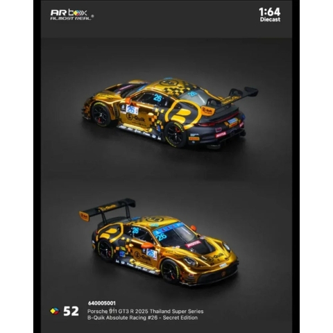 Porsche 911 GT3 R 2025 Thailand Super Series B-Quik Absolute Racing #26 Livery
