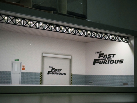 Mô Hình Garage The Fast And The Furious Có Đèn 1:64 Geechan-Models