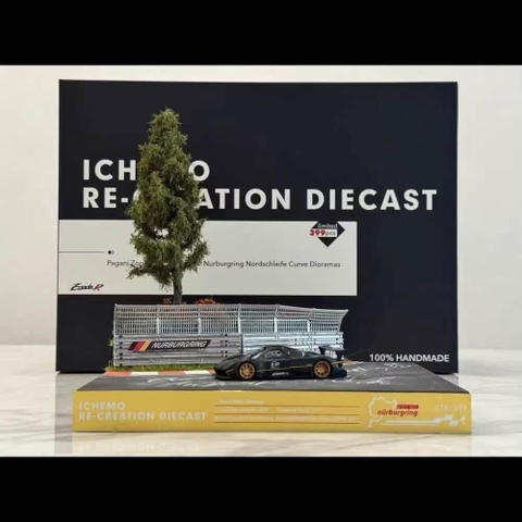 Pagani Zonda R Diorama Nürburgring Ichemo Exclusive set