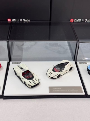 Ferrari SP3 and Lamborghini LP720 2 Car Set HEC Limited Edition White